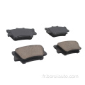 D1212-8332 plaquettes de frein pour Lexus Pontiac Toyota